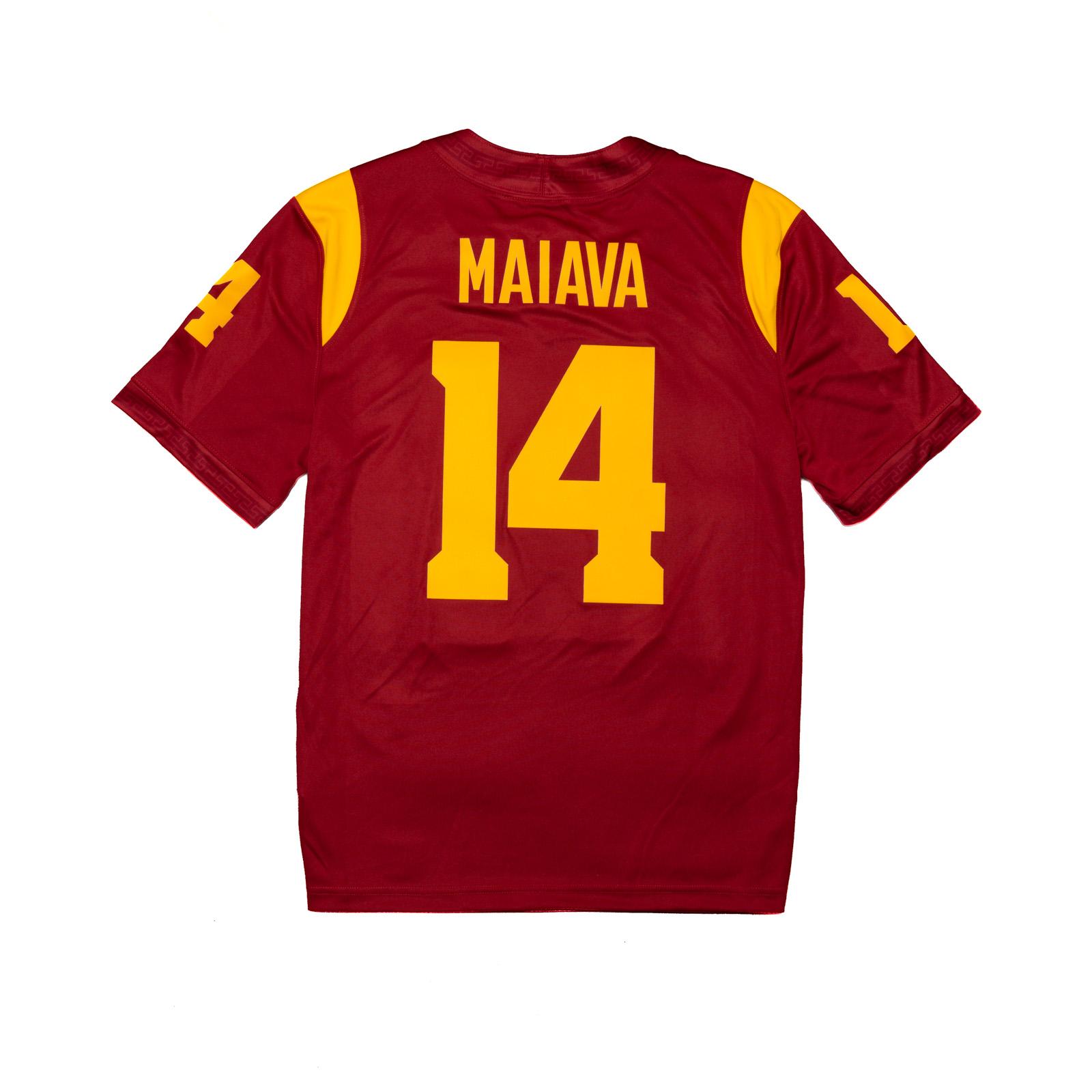 アリゾナ・カーディナルス MCCOY ユニフォーム 2XL USC Trojans Men's Nike Cardinal #14 Jayden Maiava USC Mens
